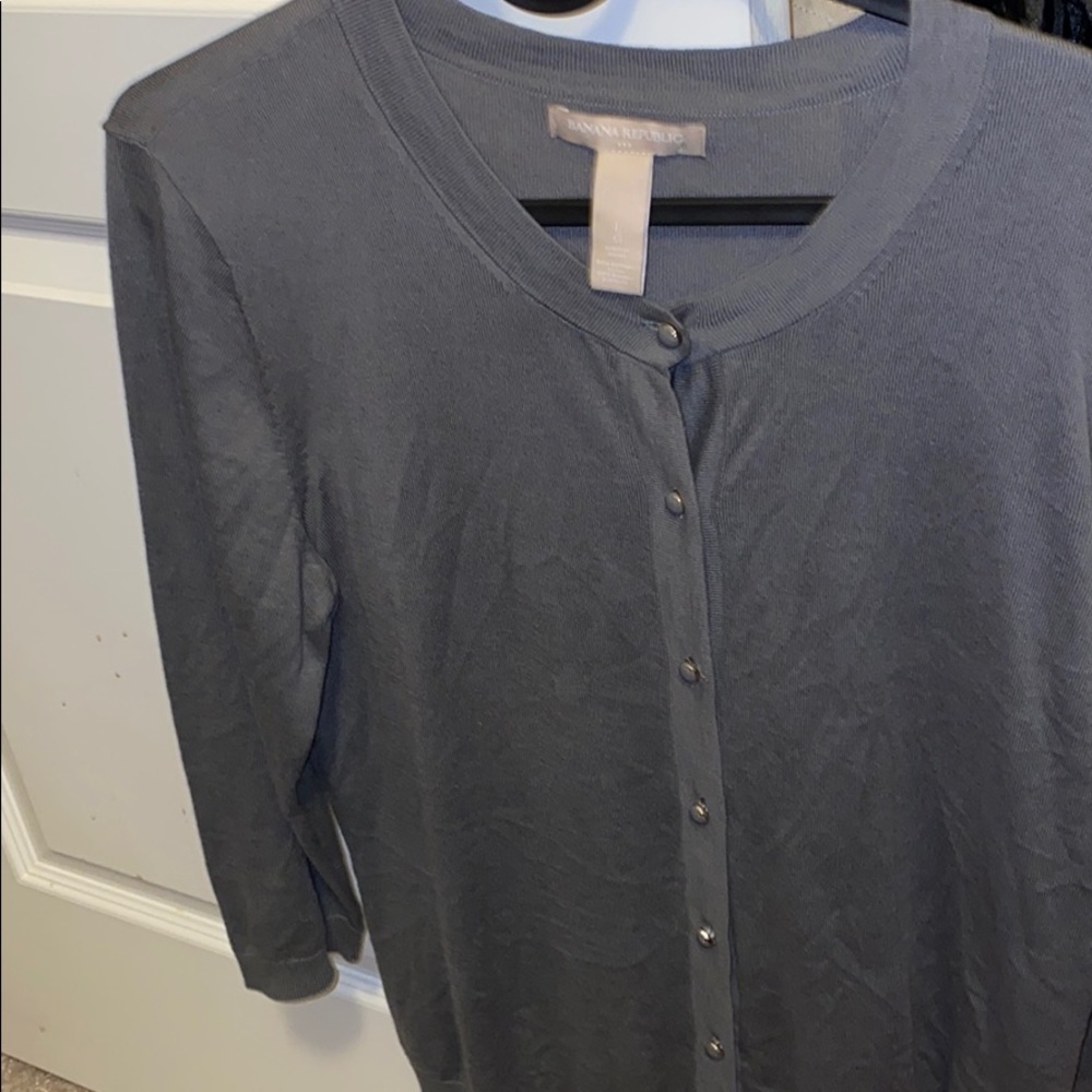 Banana republic grey  cardigan